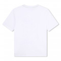 Camiseta de algodón estampada BOSS para NIÑO