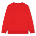 Fleece round-neck sweatshirt BOSS for BOY