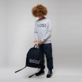 Sweat-shirt molleton col rond BOSS pour GARCON