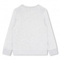 Fleece round-neck sweatshirt BOSS for BOY