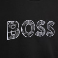 Sweat-shirt en molleton logo BOSS pour GARCON