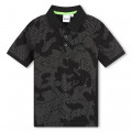 Polo with reflective print BOSS for BOY