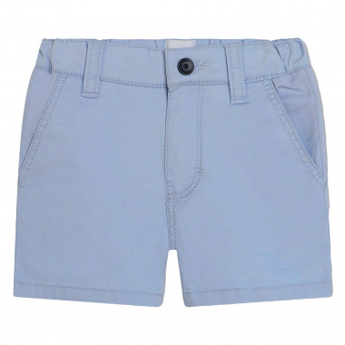 Cotton twill Bermuda shorts BOSS for BOY