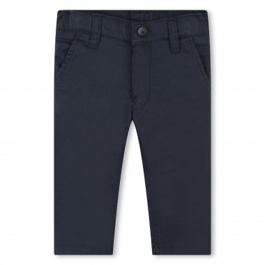 Plain cotton twill trousers  for 