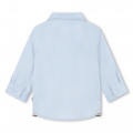 Single-colour cotton shirt BOSS for BOY