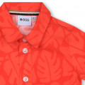 Leaf-print shirt BOSS for BOY
