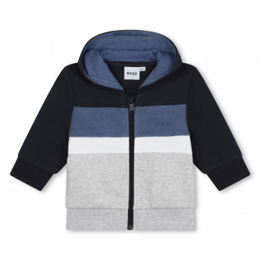 Fleece-Sweater mit Zip BOSS Für JUNGE