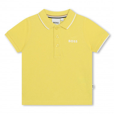 Short-sleeved cotton polo  for 