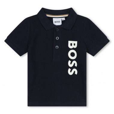 Cotton piqué polo shirt BOSS for BOY