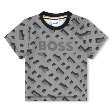Baumwoll-Shirt mit Print BOSS Für JUNGE