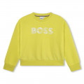 Fleece sweatshirt BOSS for GIRL