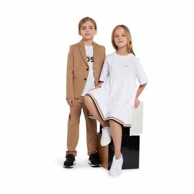 Vestido holgado con manga 3/4 BOSS para NIÑA