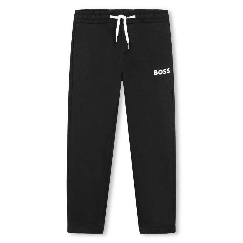 BOSS JOGGING BOTTOMS boy black Kids around