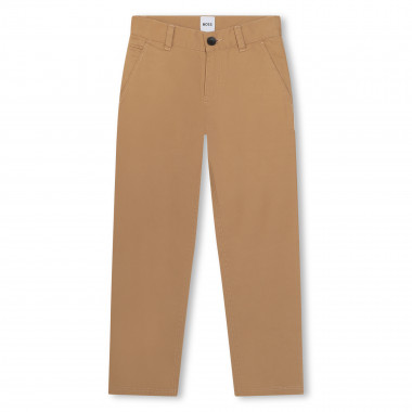 Calças chino com bolsos BOSS para RAPAZ