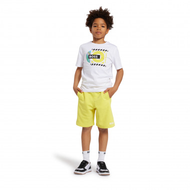 Bermudas desportivas moletão BOSS para RAPAZ