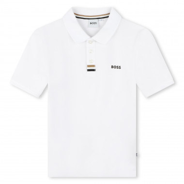 Short-sleeved polo shirt BOSS for BOY