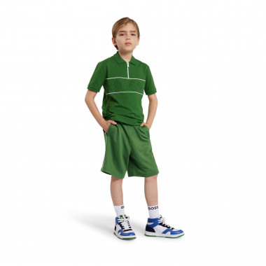 Polo de manga curta BOSS para RAPAZ