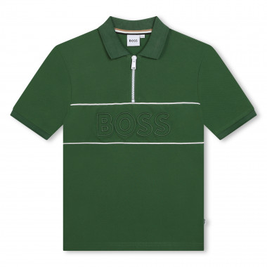 Polo de manga curta BOSS para RAPAZ