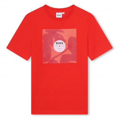 T-shirt de manga curta BOSS para RAPAZ