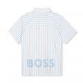 Striped motif polo shirt BOSS for BOY