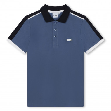 Colour-block polo shirt BOSS for BOY