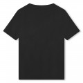 T-shirt à col rond en coton BOSS pour GARCON