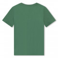 Cotton round-collar T-shirt BOSS for BOY