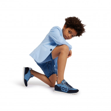 Short en jean détails délavés BOSS pour GARCON