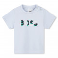 Camiseta de algodón BOSS para NIÑO