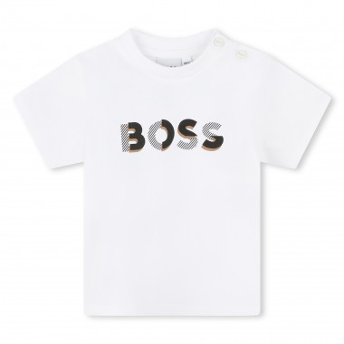 T-shirt di cotone BOSS Per RAGAZZO