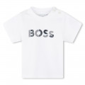 T-shirt di cotone BOSS Per RAGAZZO