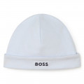 Cotton hat for newborn BOSS for BOY