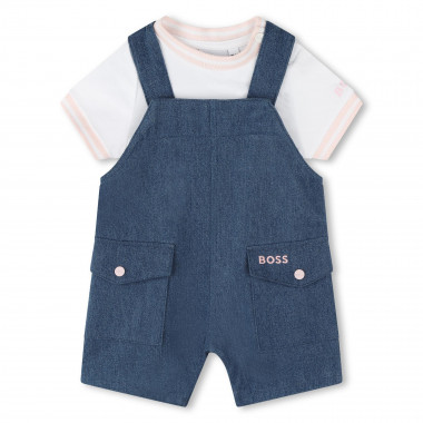 T-shirt and dungarees set BOSS for GIRL