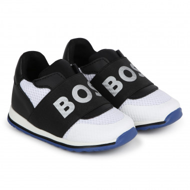 Trainers with printed elastic BOSS for BOY