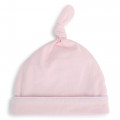 Fold-up brim newborn hat BOSS for GIRL