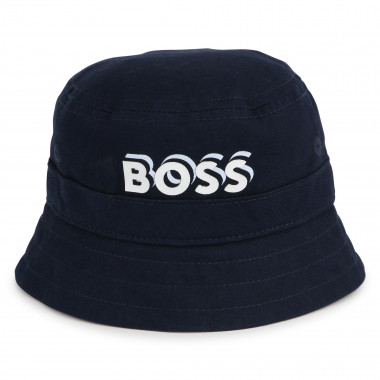 Cotton twill bucket hat BOSS for BOY