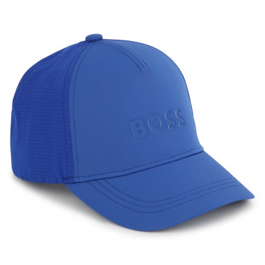 Bi-material plain-coloured cap  for 