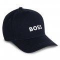 Five-panel cotton baseball cap BOSS for BOY