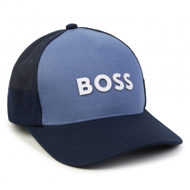 Cotton and mesh baseball cap BOSS for BOY