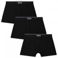 Conjunto de três boxers BOSS para RAPAZ