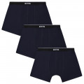 Conjunto de três boxers BOSS para RAPAZ