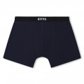 Conjunto de três boxers BOSS para RAPAZ