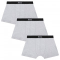 Conjunto de três boxers BOSS para RAPAZ
