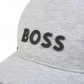 Cotton baseball cap with logo BOSS for BOY