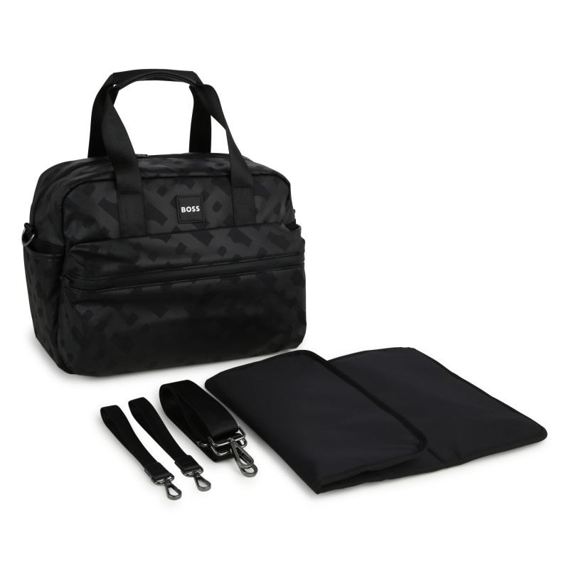 Hugo boss changing bag black sales