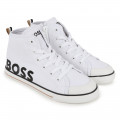Canvas hi-top trainers BOSS for BOY