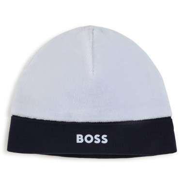 Two-tone newborn hat BOSS for BOY