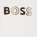 T-shirt with logo print BOSS for BOY