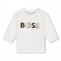 T-shirt with logo print BOSS for BOY