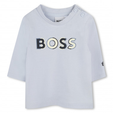 T-shirt met logoprint BOSS Voor